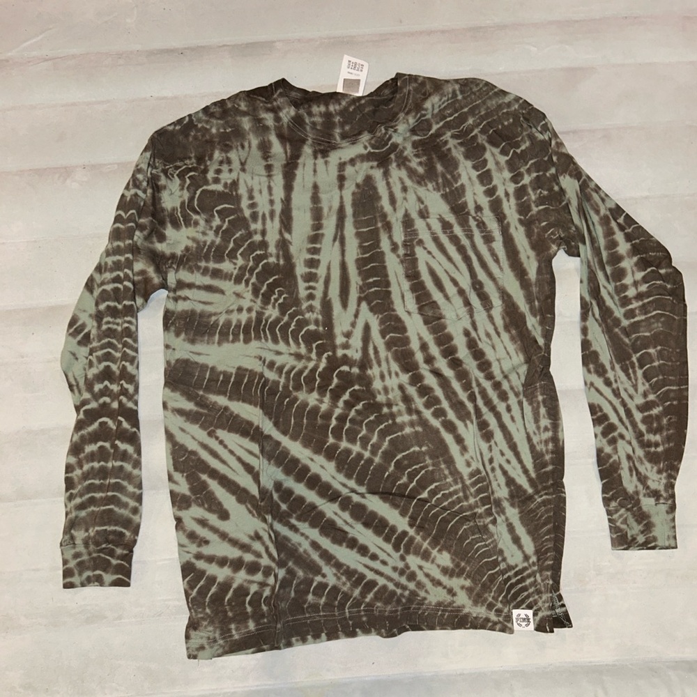 PINK Tie-Dye Long Sleeve Shirt